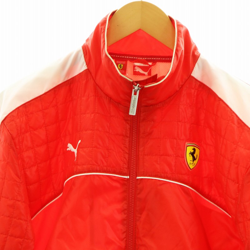 プーマ PUMA フェラーリ ナイロンジャケット ブルゾン スタンドカラー 