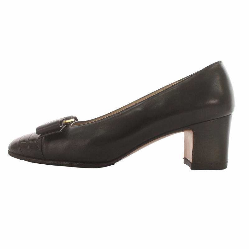 サルヴァトーレフェラガモ Salvatore Ferragamo パンプス ヒール 