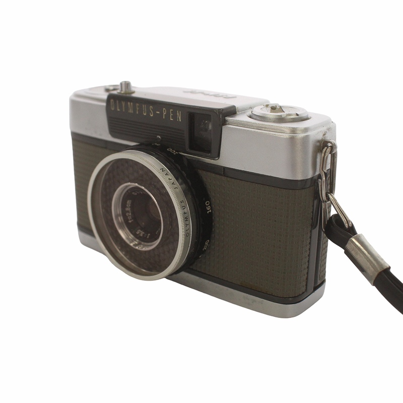 アンティーク オリンパスカメラ PEN-D ケースー付き OLMPUS PEN