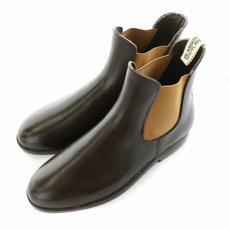 トラディショナルウェザーウェア ショートレインブーツ サイドゴア 37