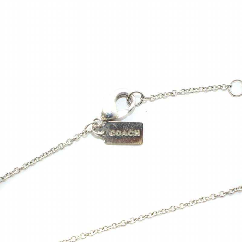 コーチ COACH ロンデル シグネチャー ネックレス ペンダント チェーン