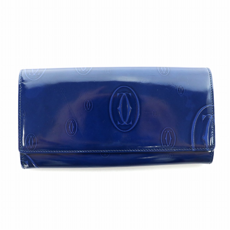 Cartier カルティエ ハッピーバースデー長財布 ブルー 青 希少 日本限定