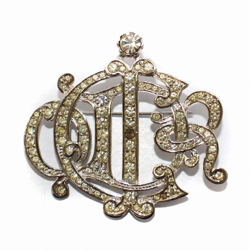 クリスチャンディオール Christian Dior ヴィンテージ ブローチ ピン 