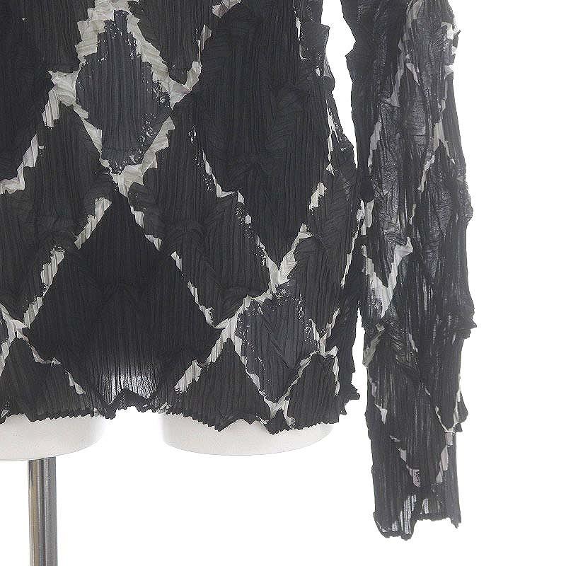 イッセイミヤケ ISSEY MIYAKE ダイヤ型 立体 プリーツ 