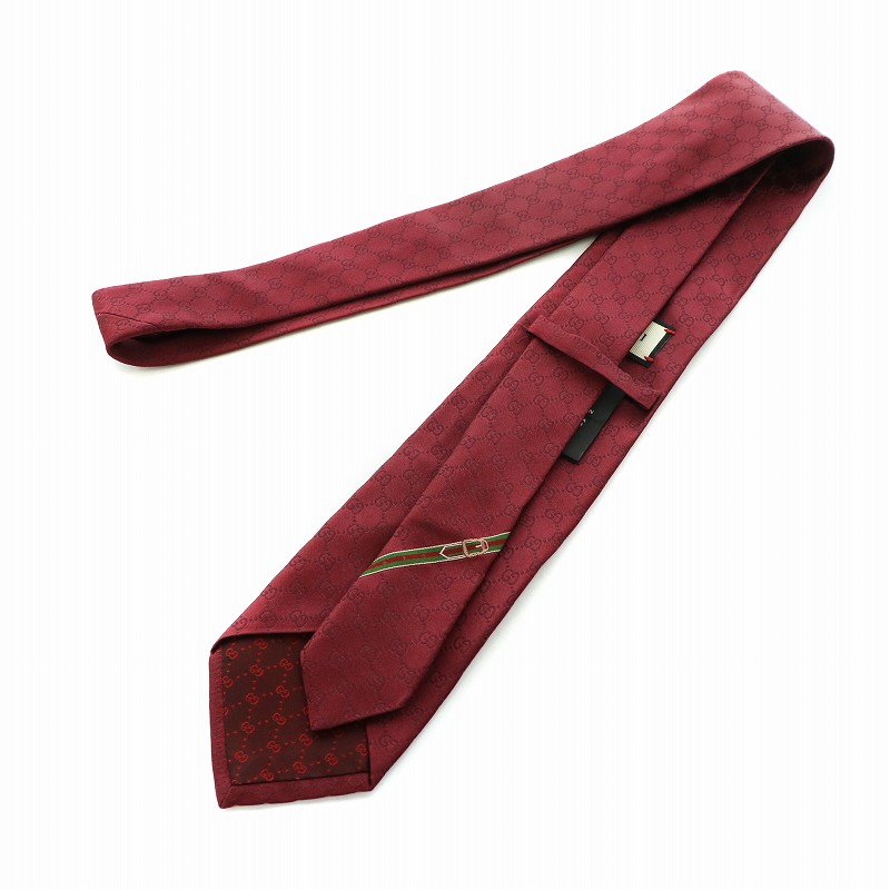 ✨良品✨GUCCI グッチ ネクタイ 高級シルク　GG柄 シェリーライン グッチ GUCCI ネクタイ レギュラータイ GG柄 Gロゴ 総柄
