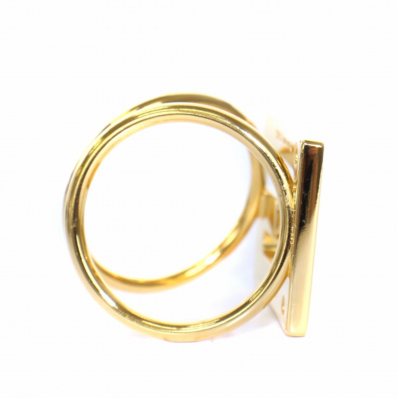 GUCCI ゴールド GGロゴスカーフリング グッチ GUCCI スカーフリング Gロゴ Gモチーフ ゴールドカラー