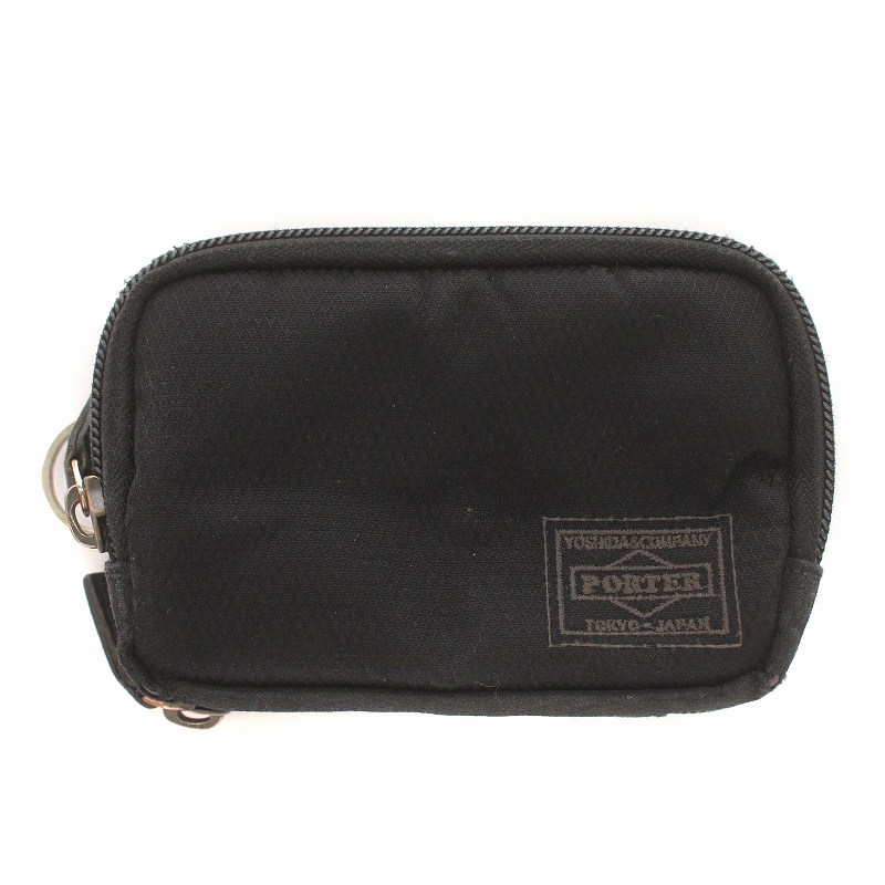ポーター PORTER 吉田カバン ヒート ポーチ キーフック付き 日本製 黒 