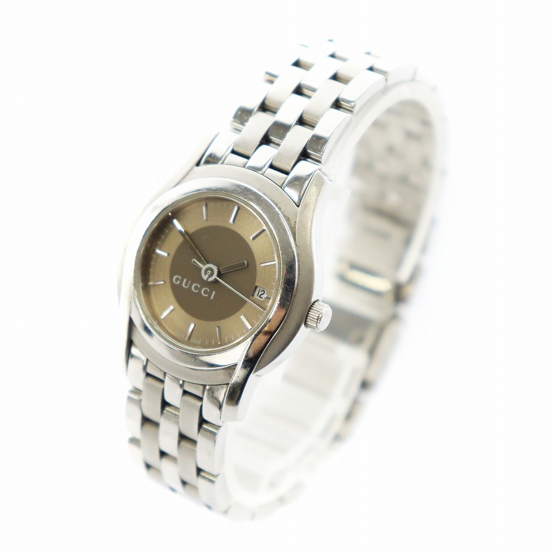 グッチ GUCCI 5500L 腕時計 ウォッチ デイト カレンダー付き クォーツ  