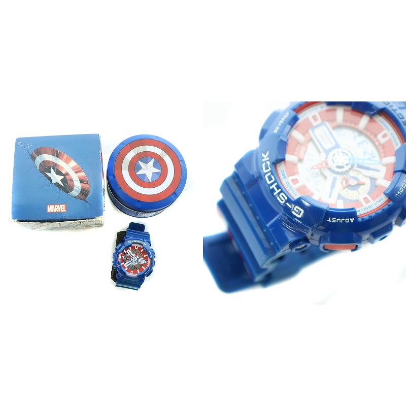 キャプテンアメリカ　マーベル　G-SHOCK　ジーショック キャプテンアメリカマーベルG-SHOCKジーショック