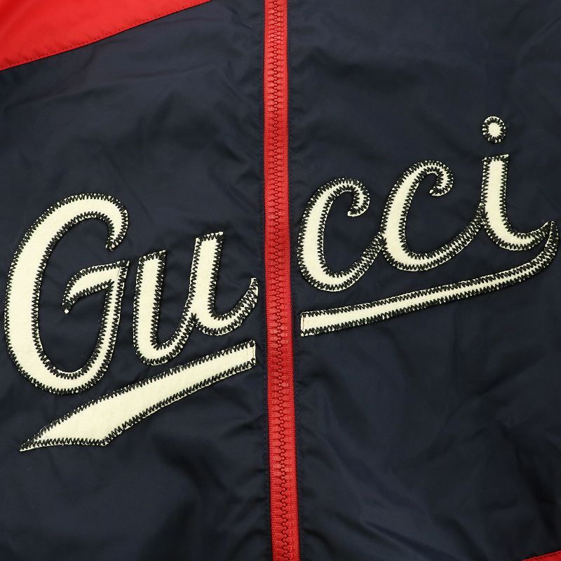 グッチ GUCCI ナイロンジャケット ブルゾン パーカー フード付き