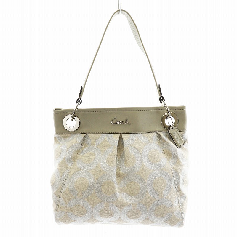 コーチ COACH ハンドバッグ ショルダー 2WAY オプアート コーチ COACH ハンドバッグ ショルダー 2WAY オプアート