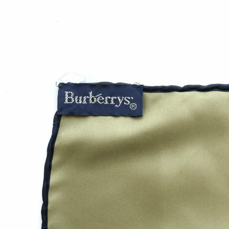 ✨ブランドロゴ入り✨激レアモチーフ♡バーバリー　トップス　スカーフ柄　Lタグ BURBERRY (バーバリー) ロゴ ウール ジャカードスカーフ