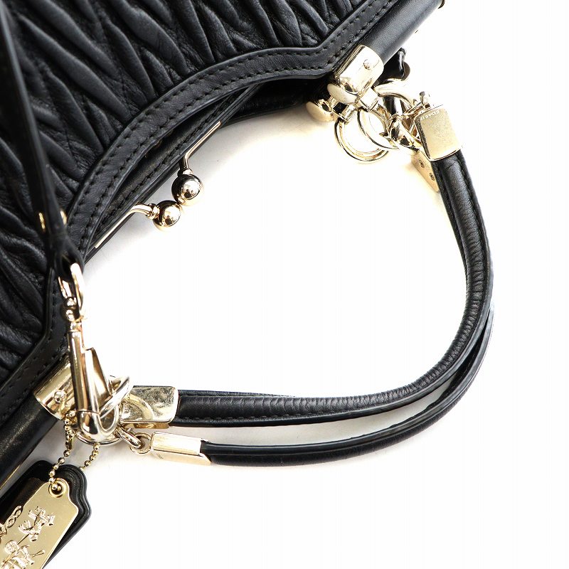 コーチ COACH マディソン ギャザード ツイスト キャリー サッチェル 