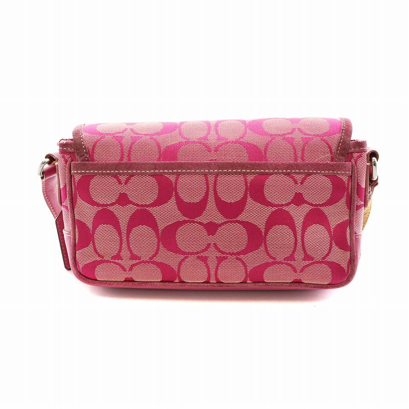 コーチ COACH ショルダーバッグ シグネチャー レザー キャンバス