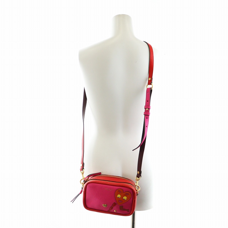 トリーバーチ TORY BURCH ペリー パッチワーク ハーツ ミニ バッグ 