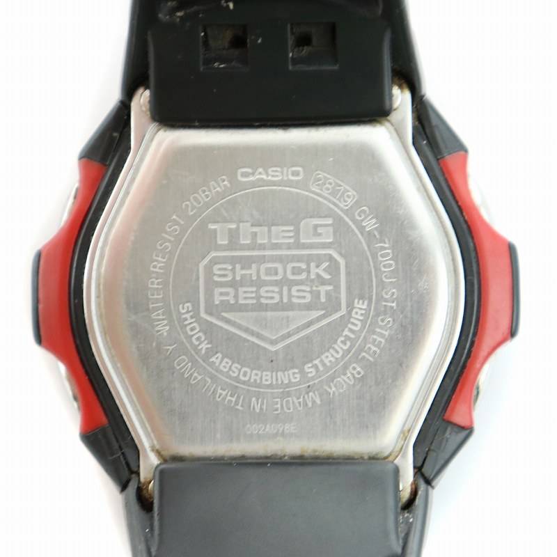 稼働品　CASIO カシオ G-SHOCK Gショック　GW-700J-1JF GW-700J-1JFサポートページ | CASIO