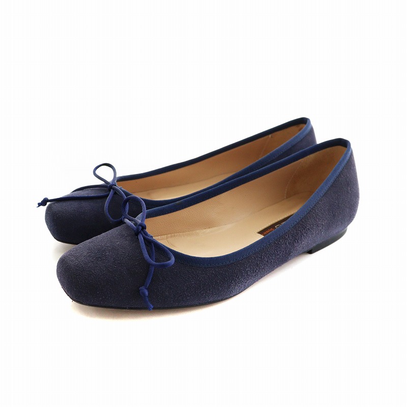 PELLCO SUNNY スクエアトウフラットパンプス