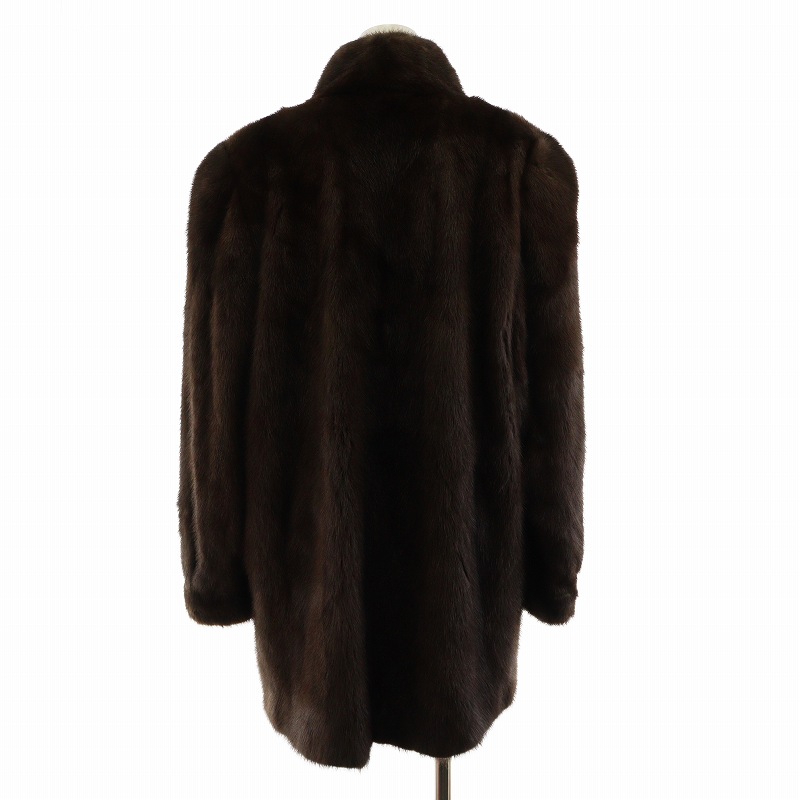 エムジーセーブル ファー MG Sable Fur 毛皮コート ミドル 長袖 ミンク 