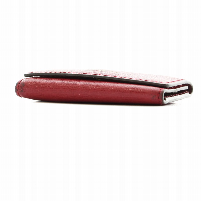 コーチ COACH キーケース レザー ロゴ 6連 赤 レッド □GY18 /MQ
