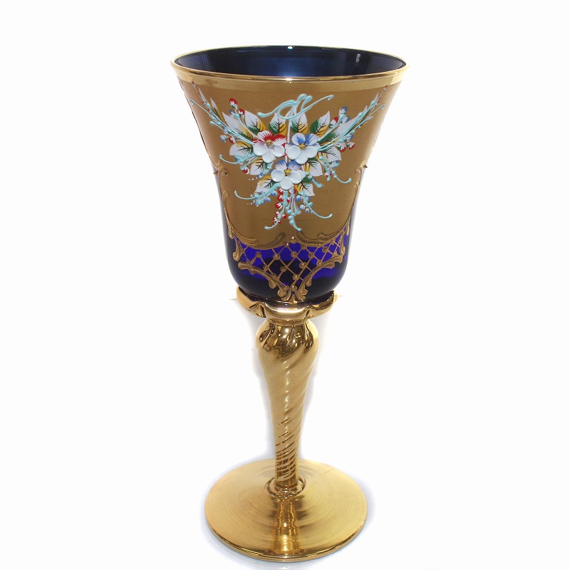 ベネチアングラス ムラーノグラス ワイングラス4客組 ヴェネツィア  