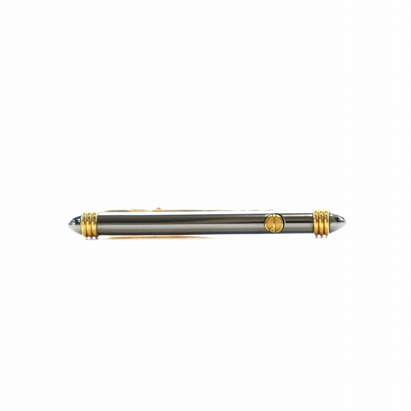 dunhill ダンヒル　ネクタイピン　925 サークル オニキス 極美品✨ ダンヒル ネクタイピン オニキス ゴールド dロゴ