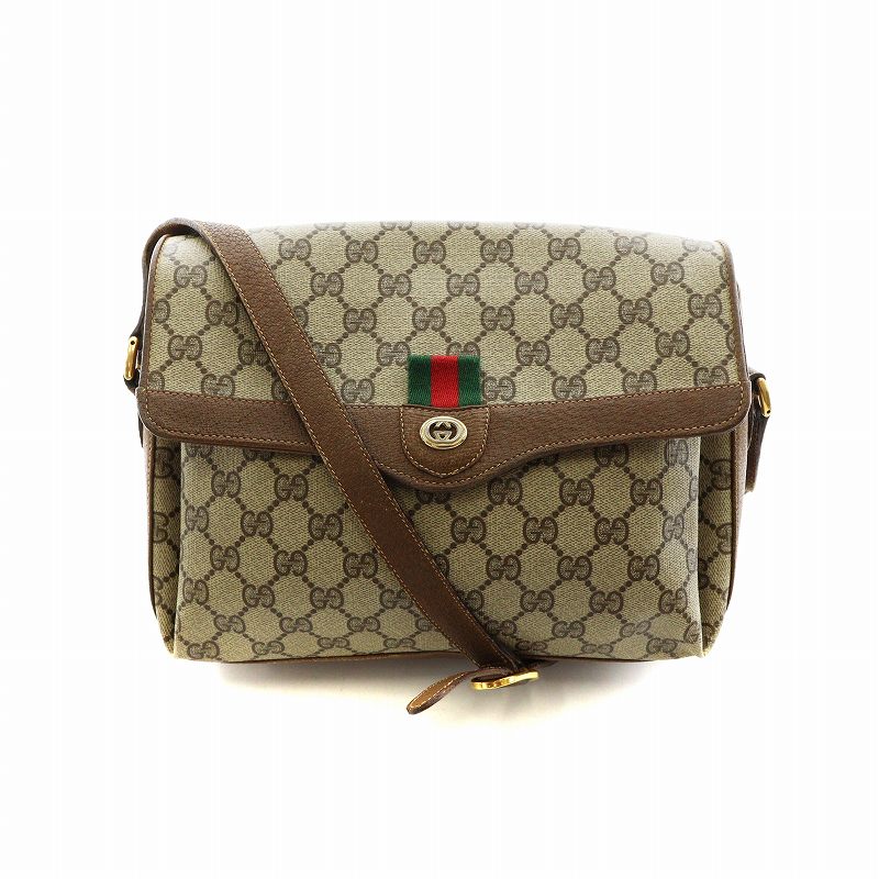 グッチ GUCCI オールドグッチ シェリーライン ショルダーバッグ 斜め 
