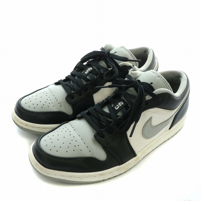 ナイキ NIKE エアジョーダン1 ロー ブラックライトスモークグレー AIR  