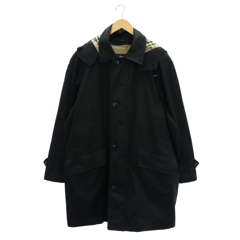 バーバリーブラックレーベル トレンチコート ミドル丈 裏地ノバ