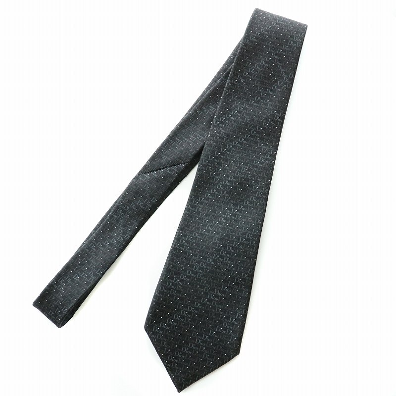 ディオール Dior イタリア製 ネクタイ レギュラータイ シルク