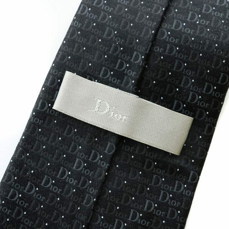 ディオール Dior イタリア製 ネクタイ レギュラータイ シルク