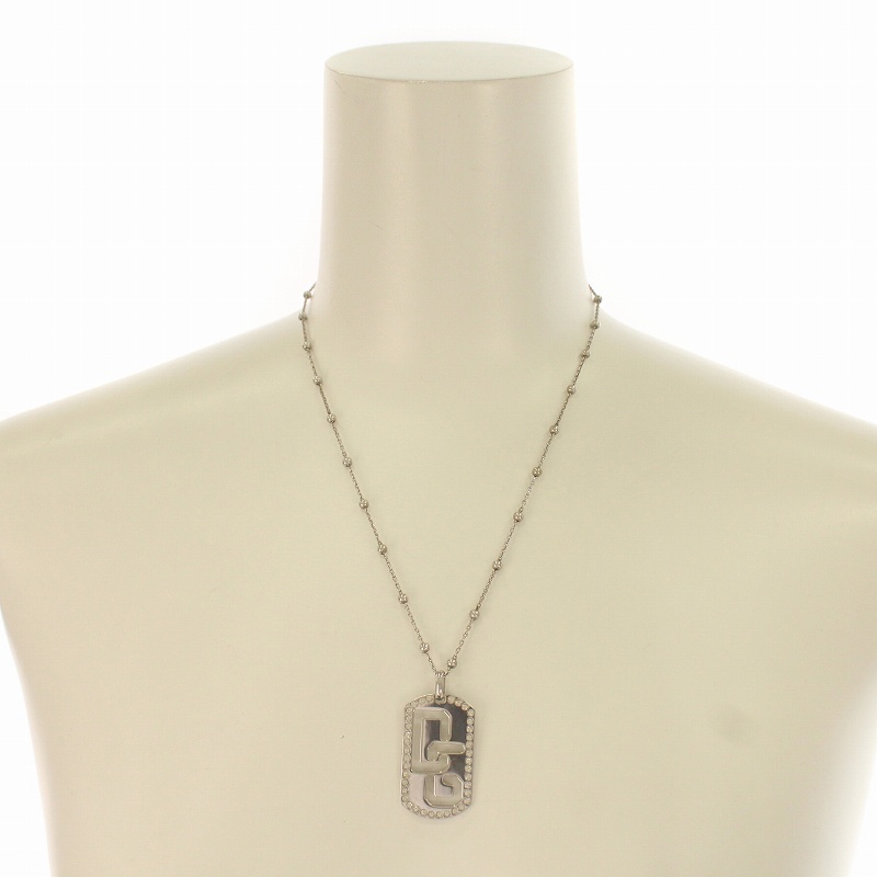 ドルチェ&ガッバーナ silver925 ペンダント プレート ドルガバ 銀 D&G