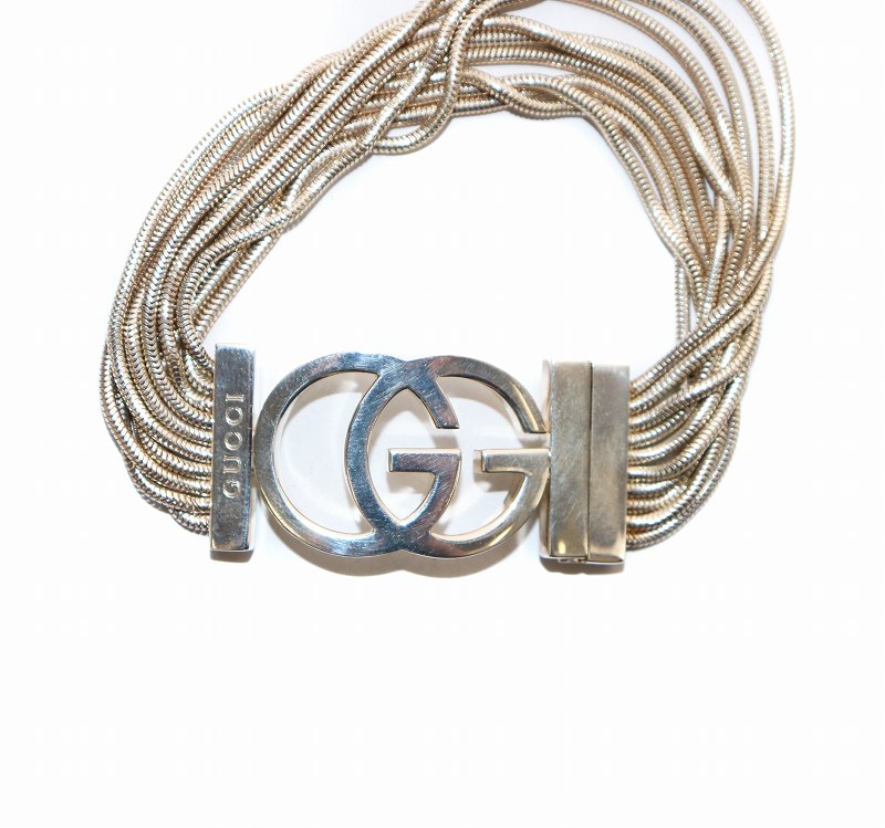 グッチ GUCCI ブレスレット インターロッキング GGロゴ スネーク 