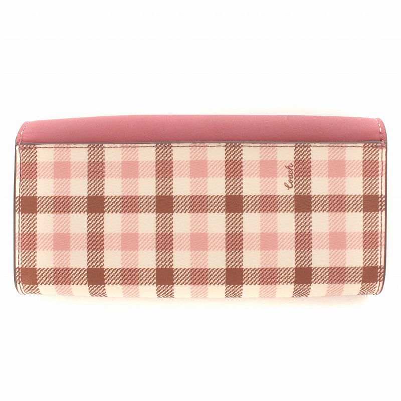 COACH チェック柄 二つ折り財布 専用 COACH チェック柄 二つ折り財布