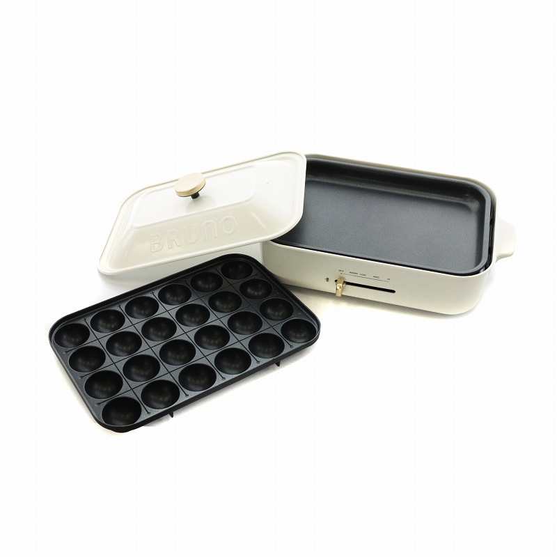 未使用品 ブルーノ BRUNO コンパクトホットプレート 2枚セット 平面 