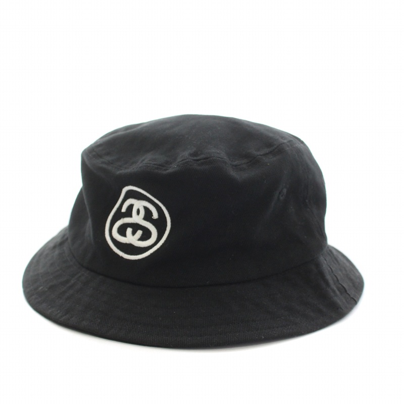 超希少Stussy x Kangol バケットハット 黒Lサイズ