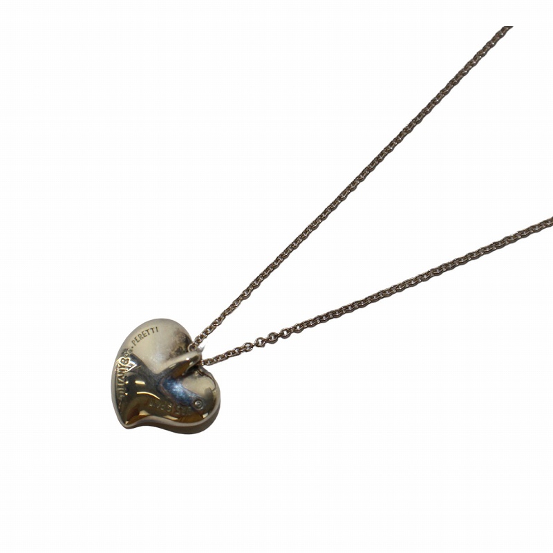 Tiffany & Co. カーブドハートネックレス