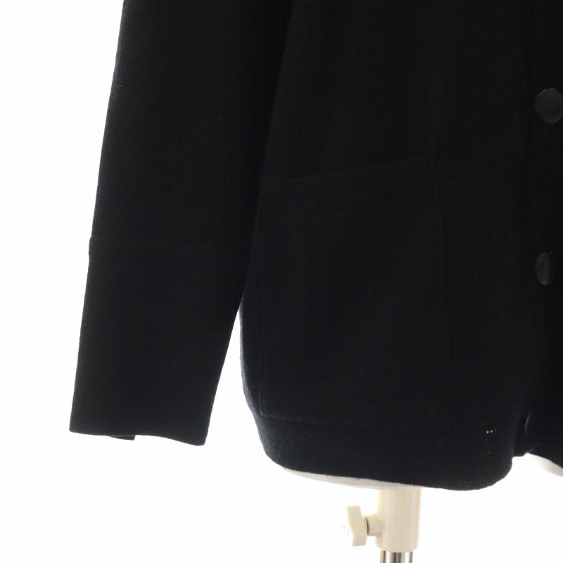 【美品】クリスチャンディオール　プレタポルテ　カーディガン　ブラック クリスチャンディオール Christian Dior PRET-A-PORTER プレタポルテ