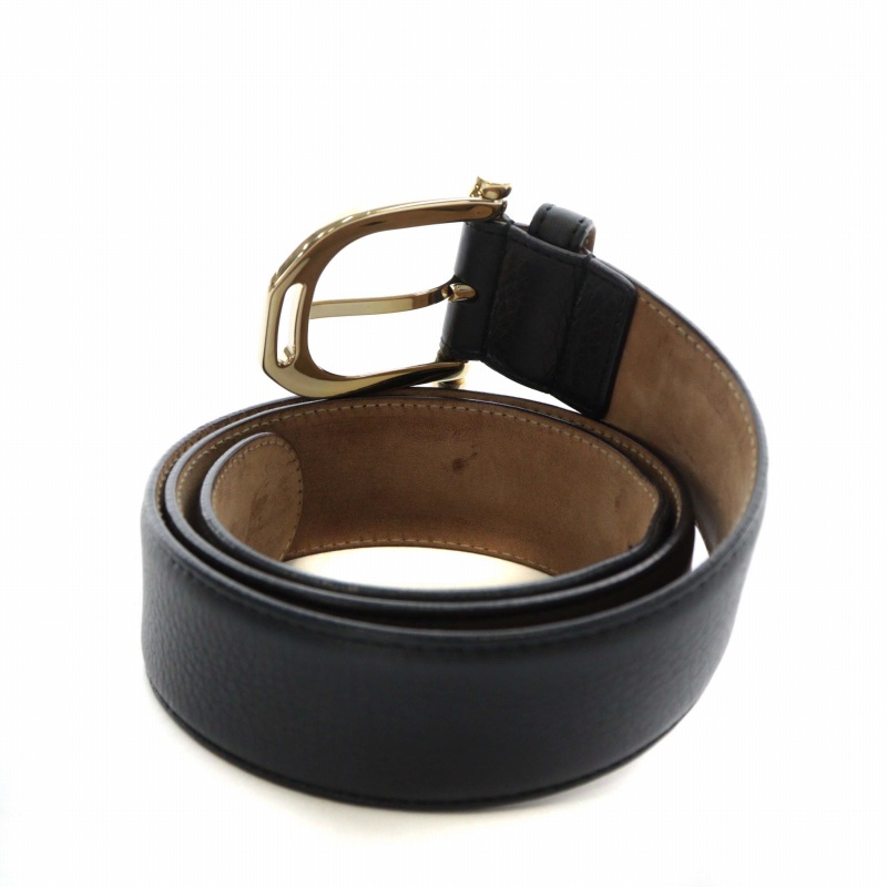 美品✨ GUCCI ロゴベルト  ブラック ゴールド 金具  グッチ 正規品 グッチxアディダス コラボ GGマーモント トレフォイルロゴ