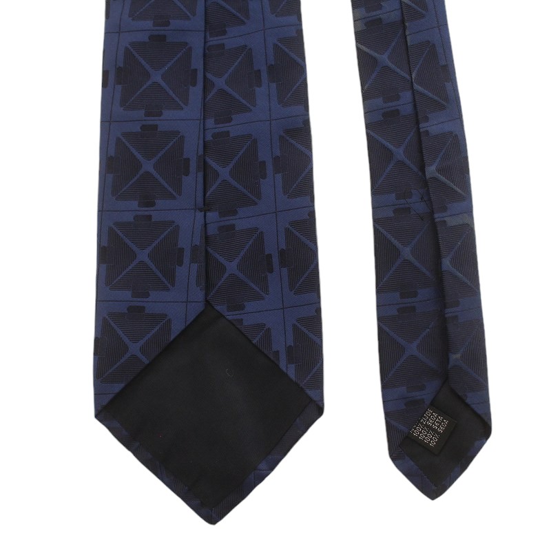 ボッテガヴェネタ BOTTEGA VENETA ネクタイ ワイドタイ 総柄 絹 シルク