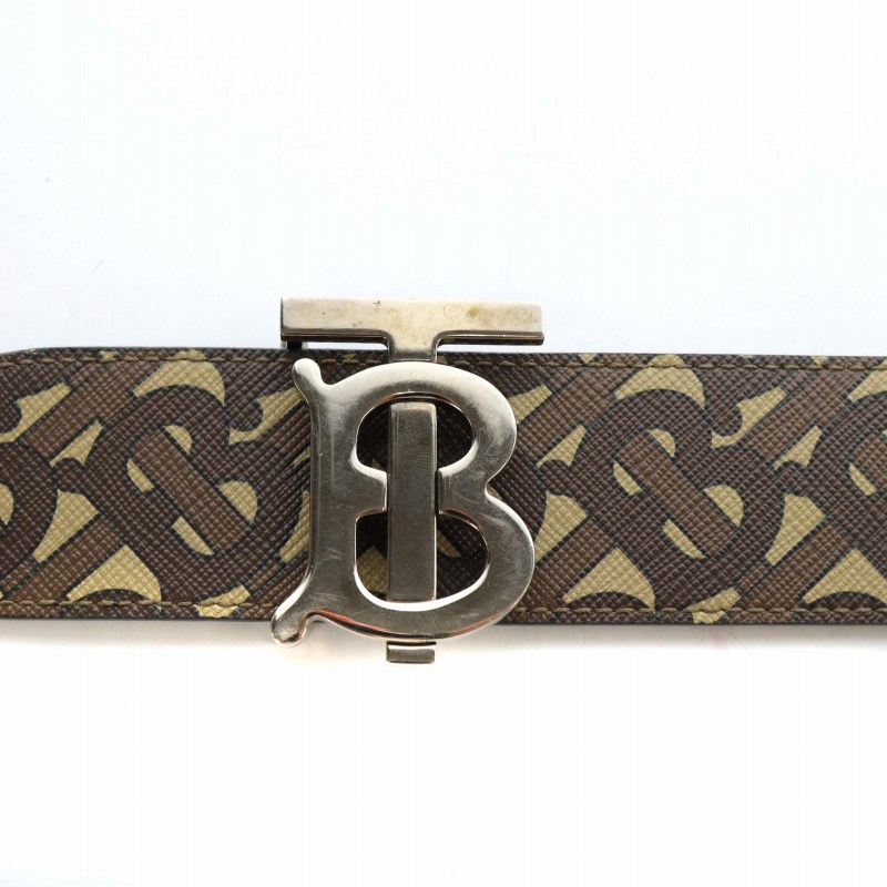 【現行】バーバリー ベルト TBロゴ レザー ブラック 85サイズ ゴールド金具 現行】バーバリー ベルト TBロゴ レザー ブラック 85サイズ