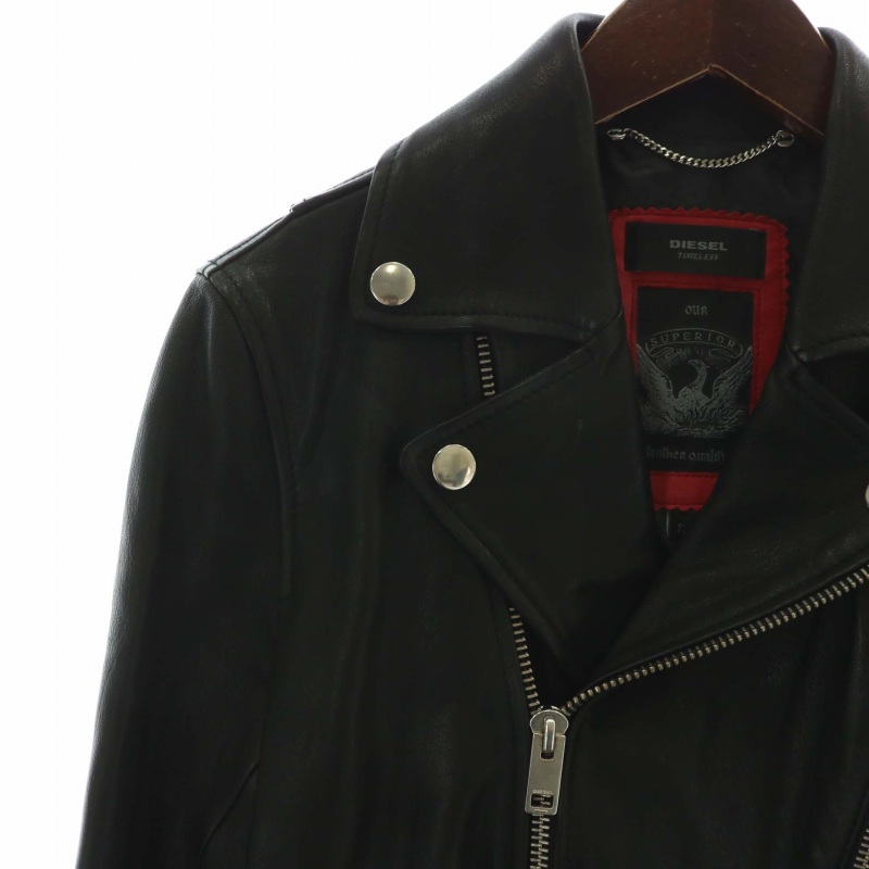 ディーゼル DIESEL TIMELESS SUPERIOR ダブル ライダース ジャケット 