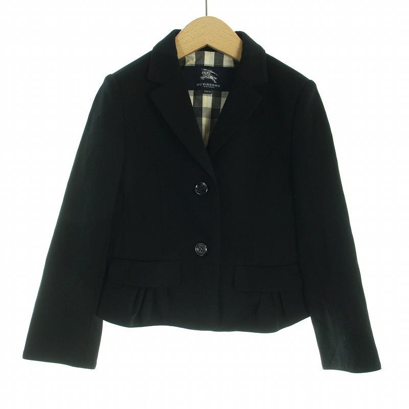 BURBERRY バーバリー テーラードジャケット 14Y 黒 CHILDREN