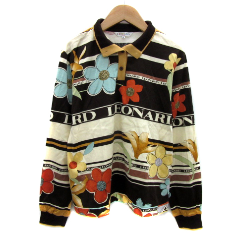 LEONARD 花柄 ポロシャツ 42サイズ ピンク t シャツ デザイン