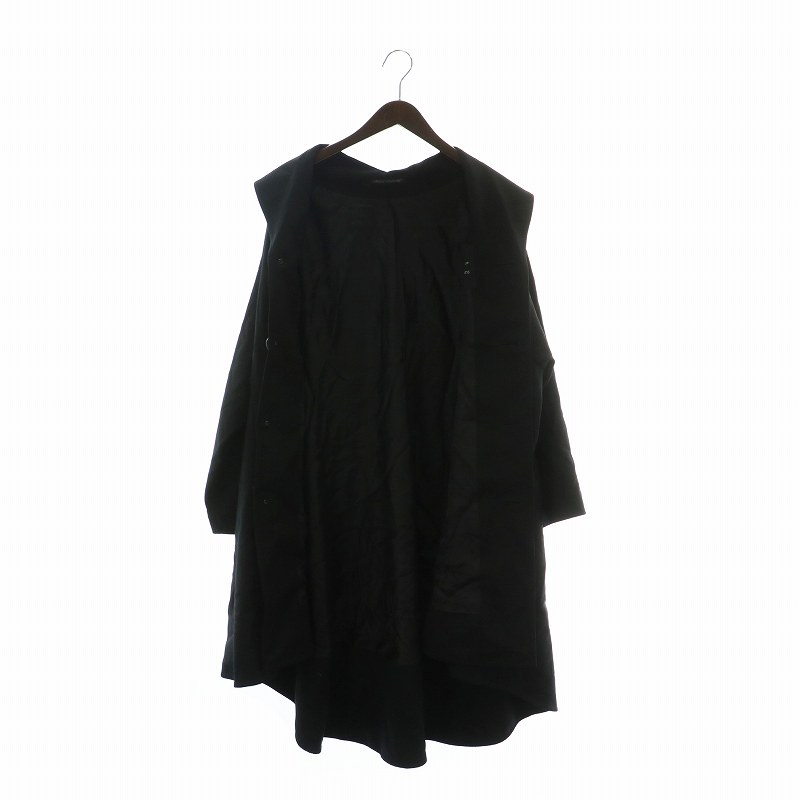 ヨウジヤマモト ウールギャバステンカラーコート STAFF STYLING｜THE SHOP YOHJI YAMAMOTO