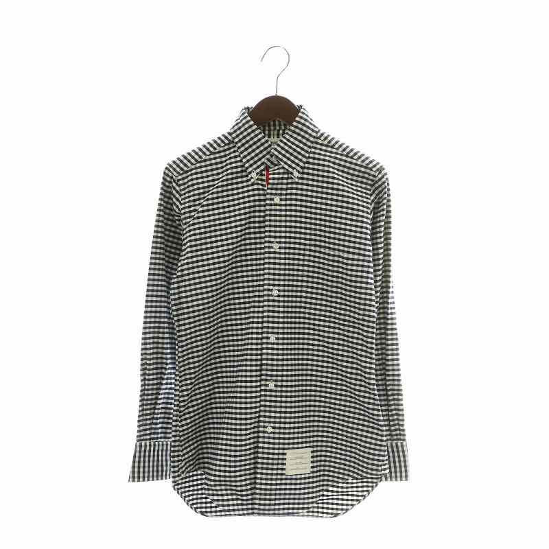 TOHM BROWNE]トムブラウン:トリコロールボタンダウンシャツ トム
