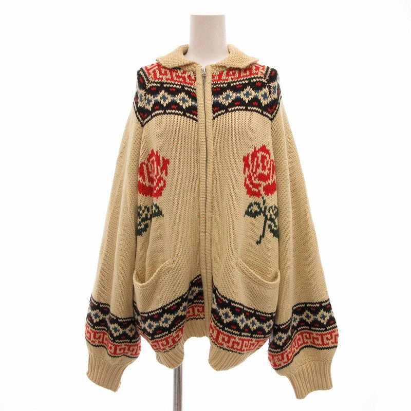 ジュエティ jouetie JQDカウチン ジャカード ニット M ジュエティ jouetie JQDカウチン ジャカード ニット M