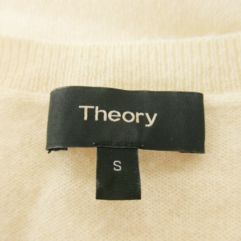 セオリー Theory 20AW ニット セーター ラウンドネック 長袖 カシミヤ S クリーム アイボリー /AH1 ■GY19 レディース セオリー Theory 20AW ニット セーター ラウンドネック 長袖