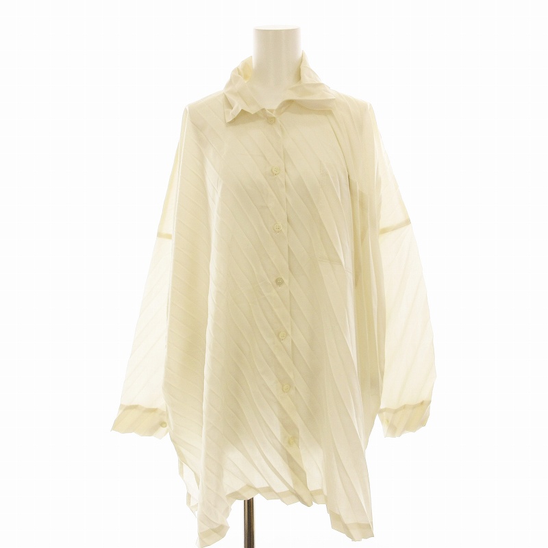 ISSEYMIYAKE プリーツ 変形シアーシャツ 希少【イッセイミヤケ