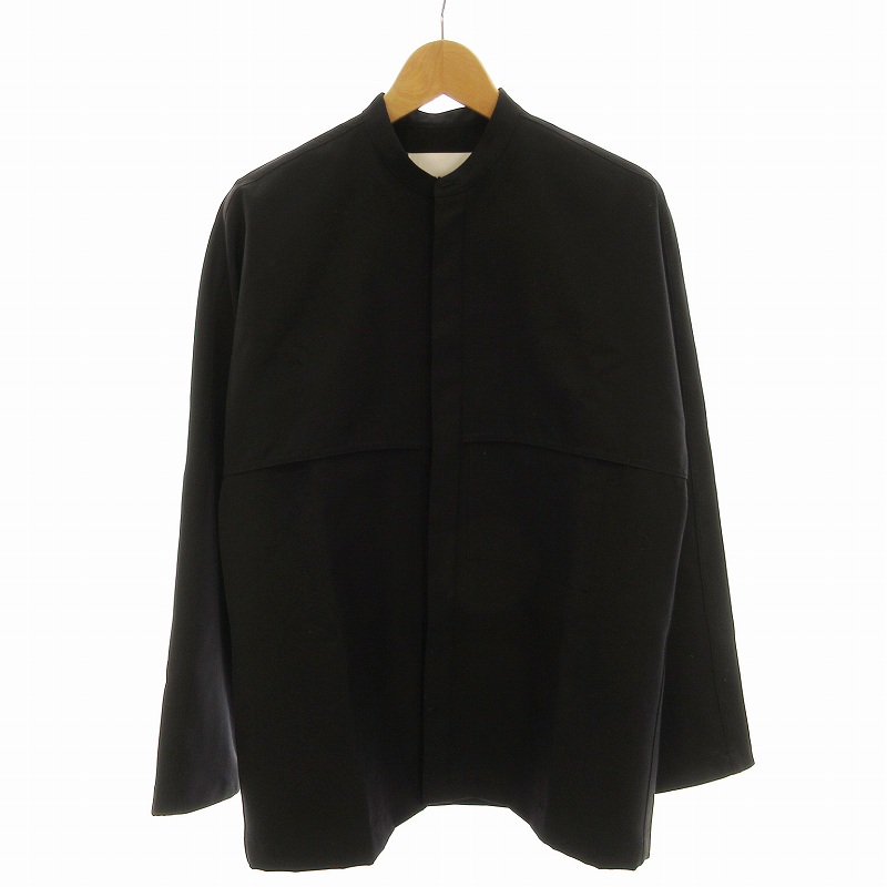 ジルサンダー JIL SANDER 22AW ウール ポリエステル バンドカラー