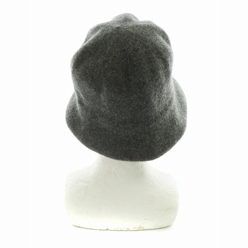 アンテプリマ ANTEPRIMA ハット 帽子 リボン ロゴ ウール S-M 56-57.5